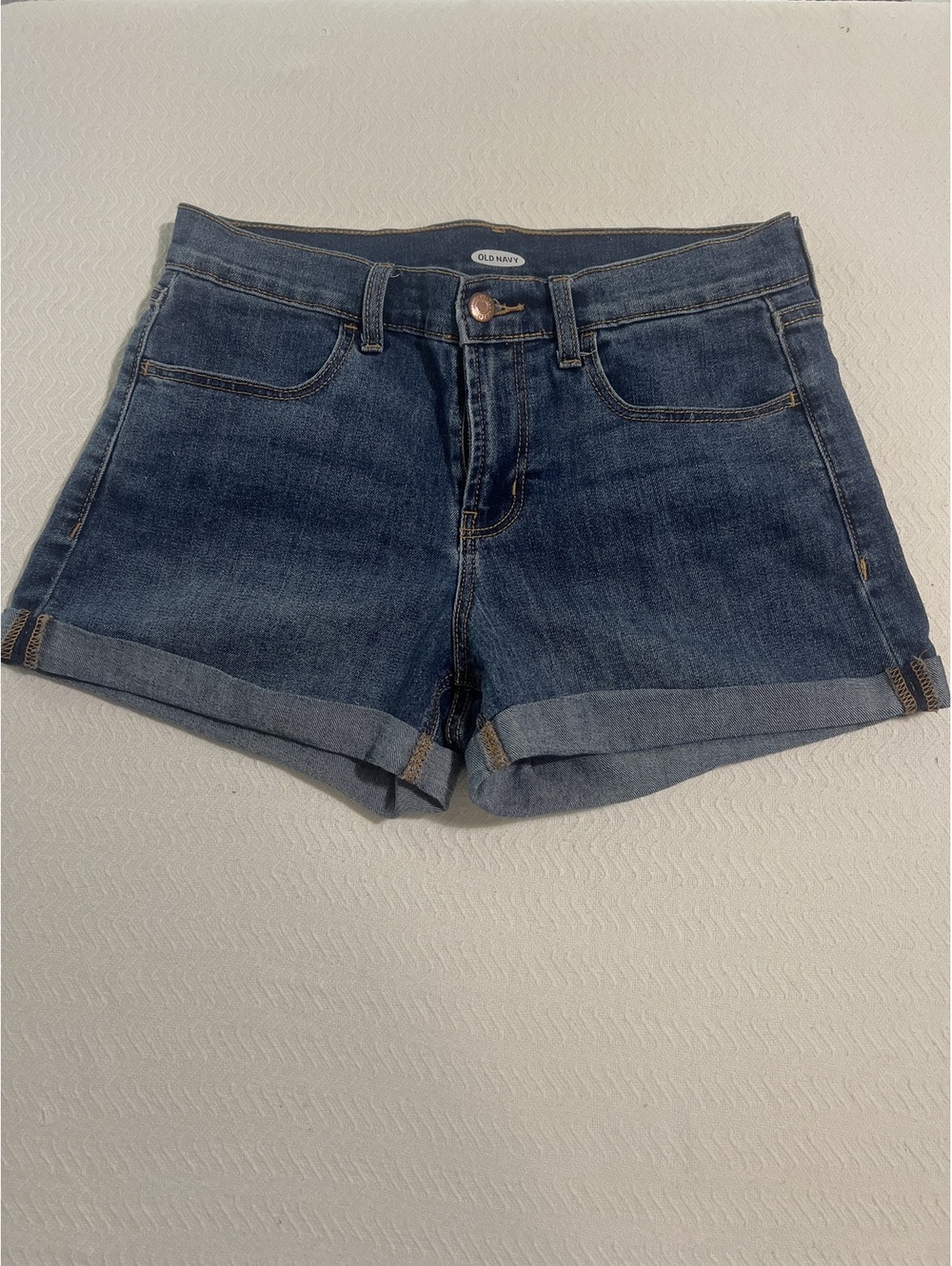 Old Navy Women's Denim Shorts Size 4 Blue Cotton Blend